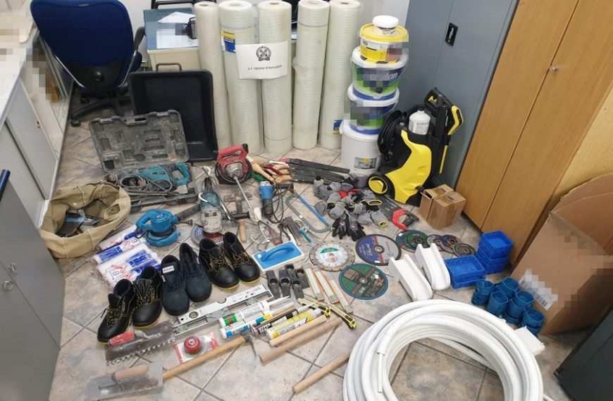 Εξιχνιαστηκαν 11 περιπτωσεις κλοπης στην Τηνο